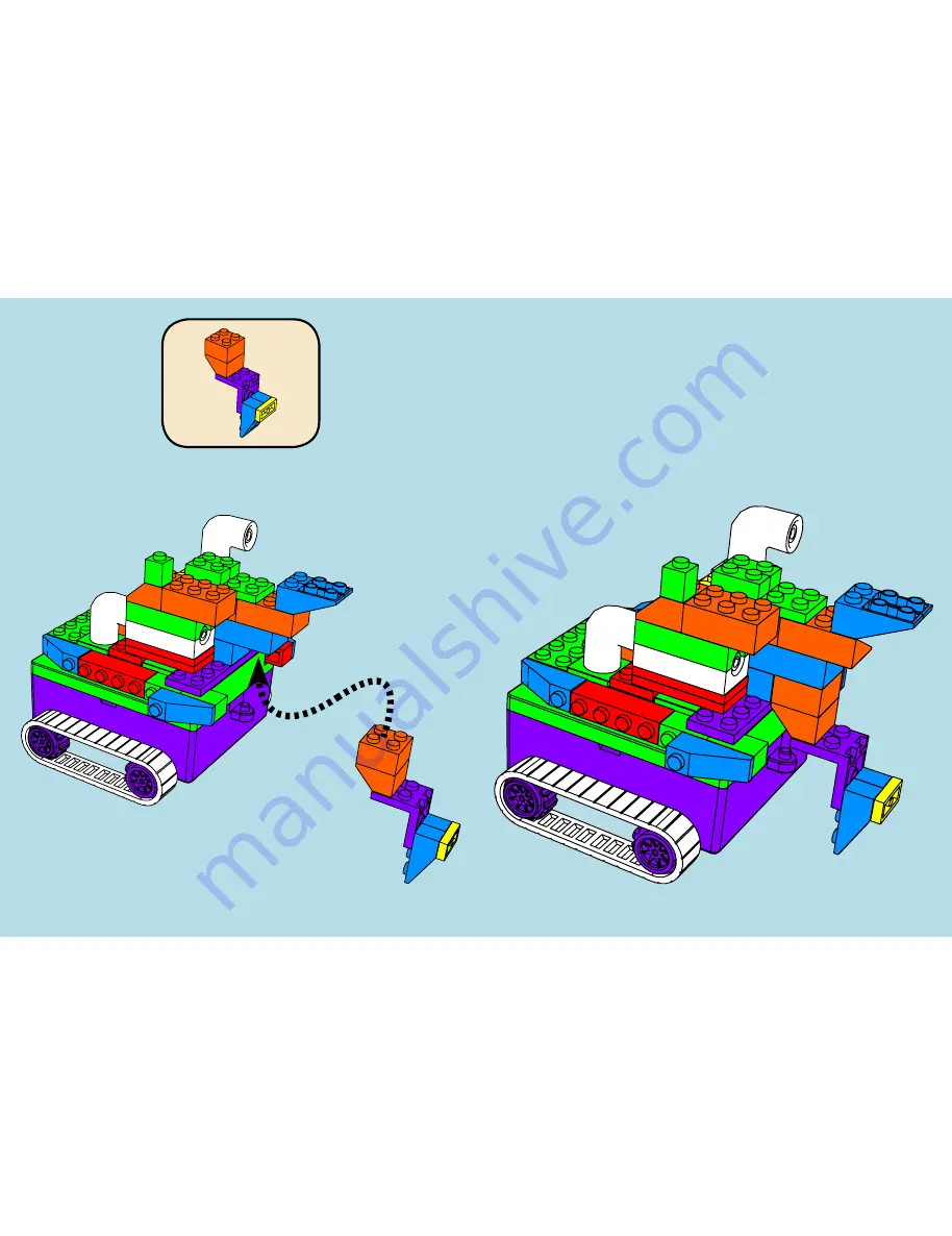 Laser Pegs EARTHMOVER RN 2170B Manual Download Page 17