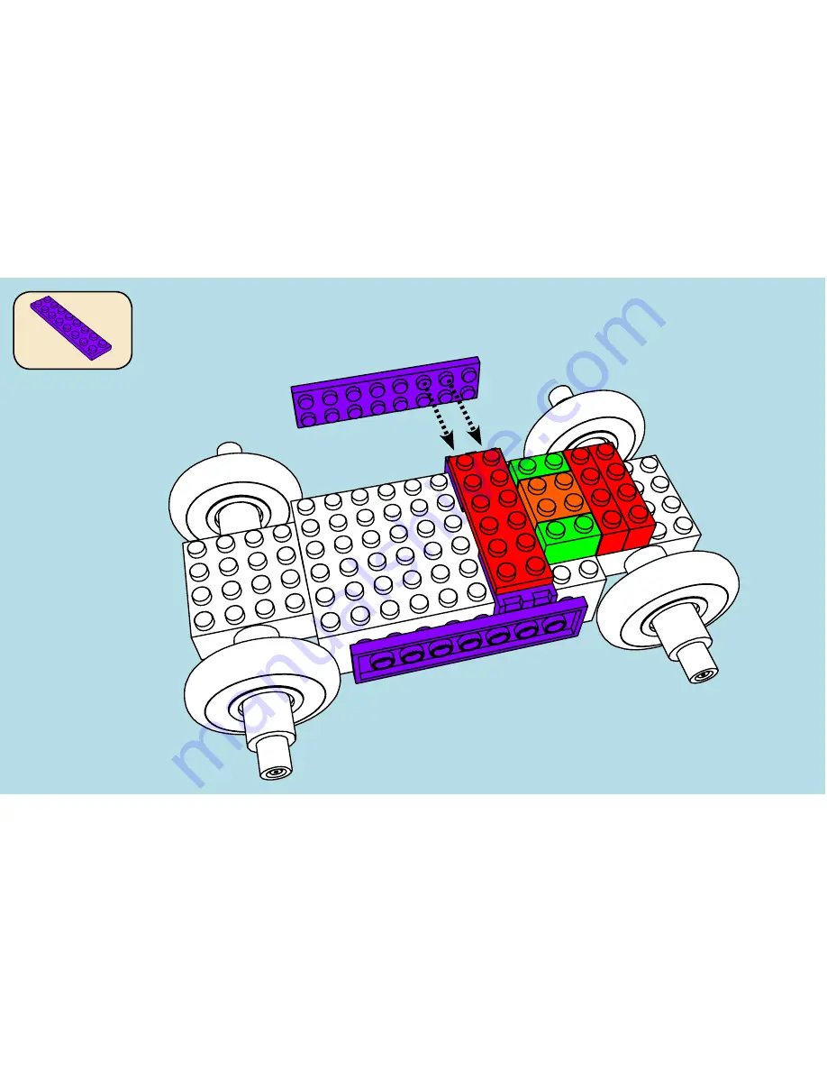 Laser Pegs Excavator PB 1420B Manual Download Page 18