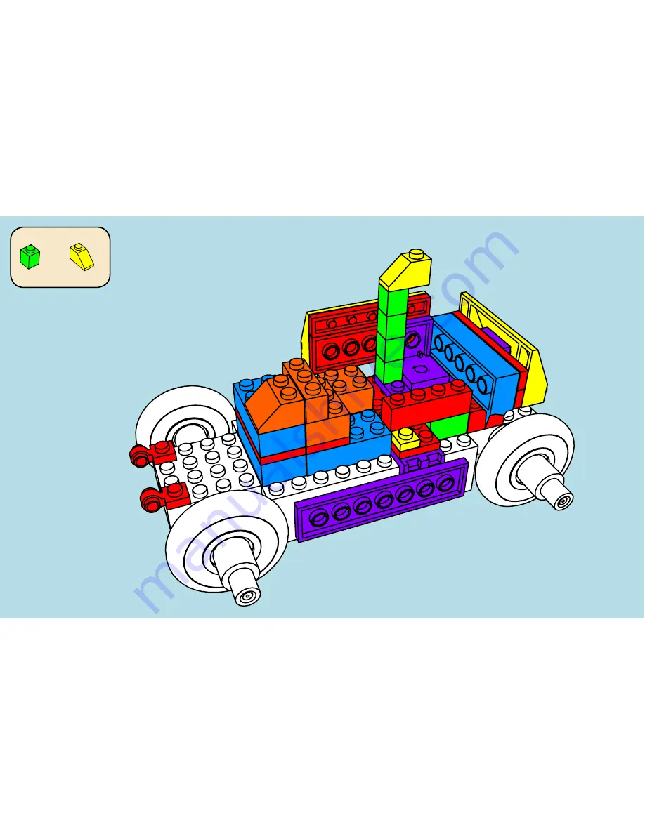 Laser Pegs Excavator PB 1420B Manual Download Page 28