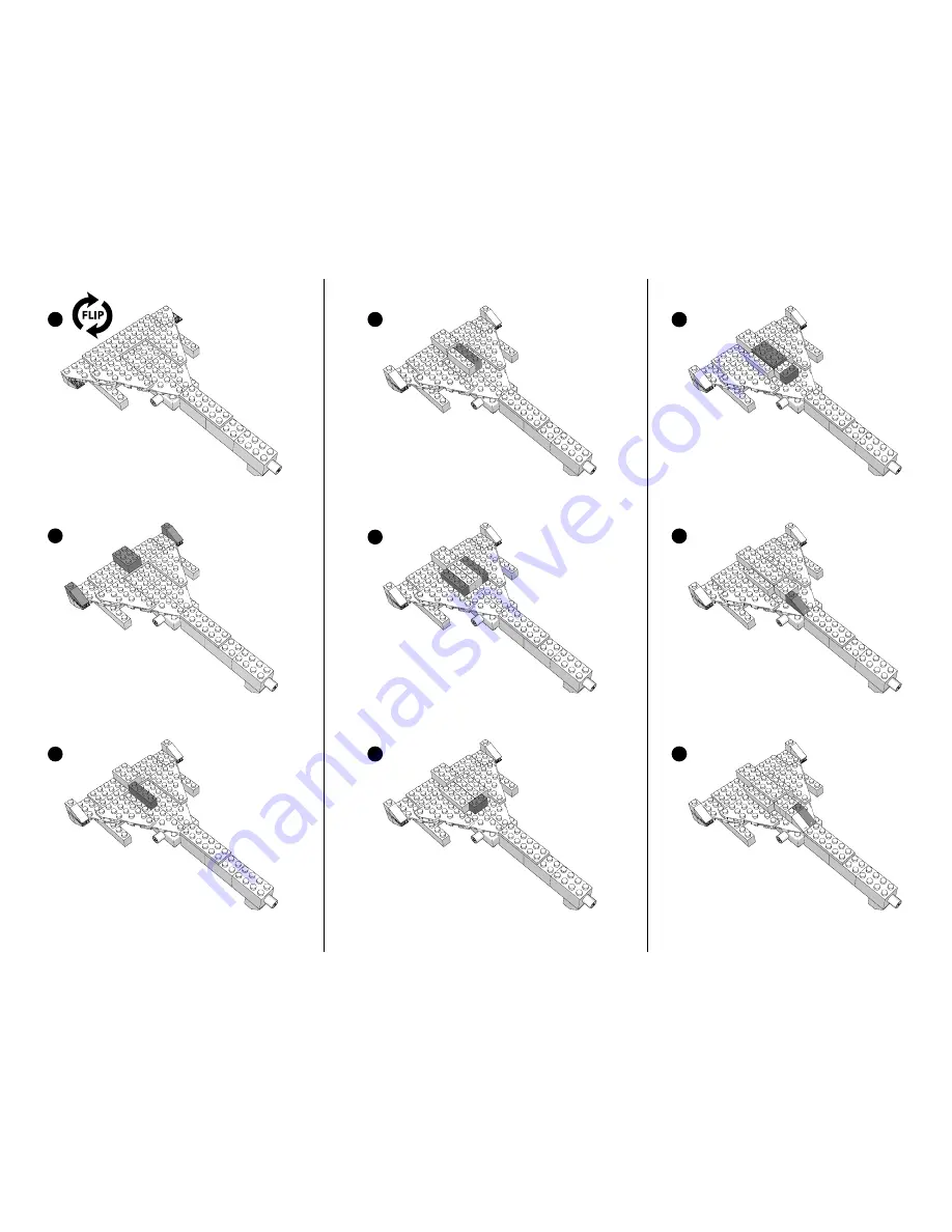 Laser Pegs G9005B Model Instructions Download Page 3