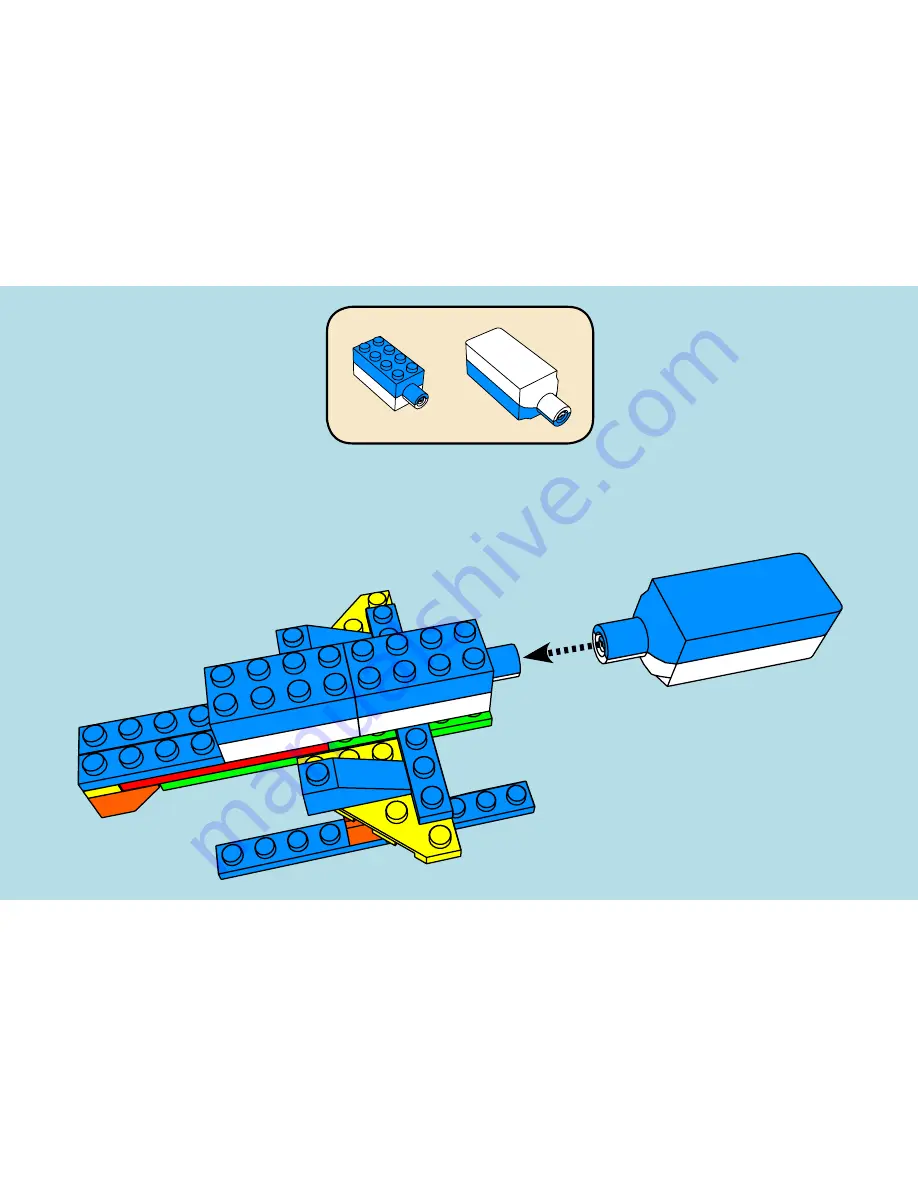 Laser Pegs MPS 400B T-1 SUPER COBRA Instruction Manual Download Page 6