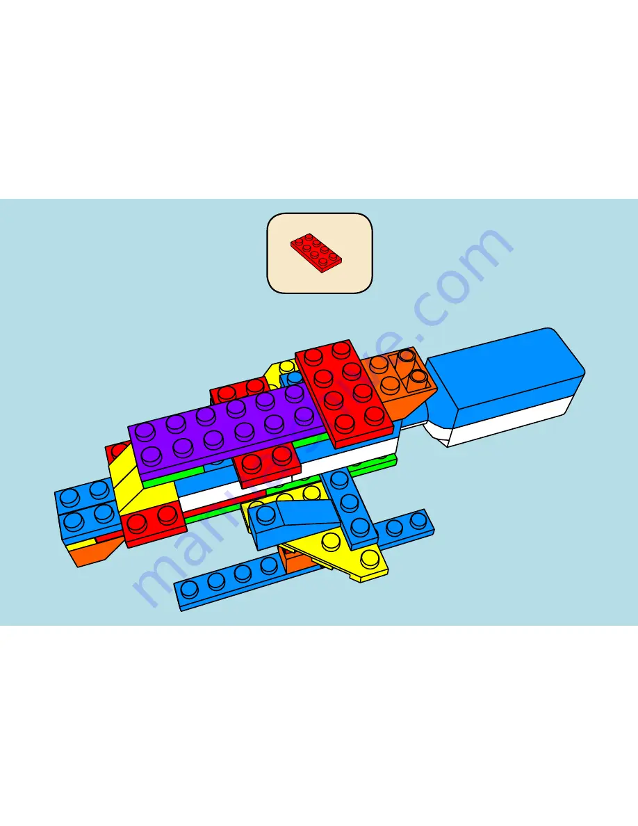 Laser Pegs MPS 400B T-1 SUPER COBRA Instruction Manual Download Page 11