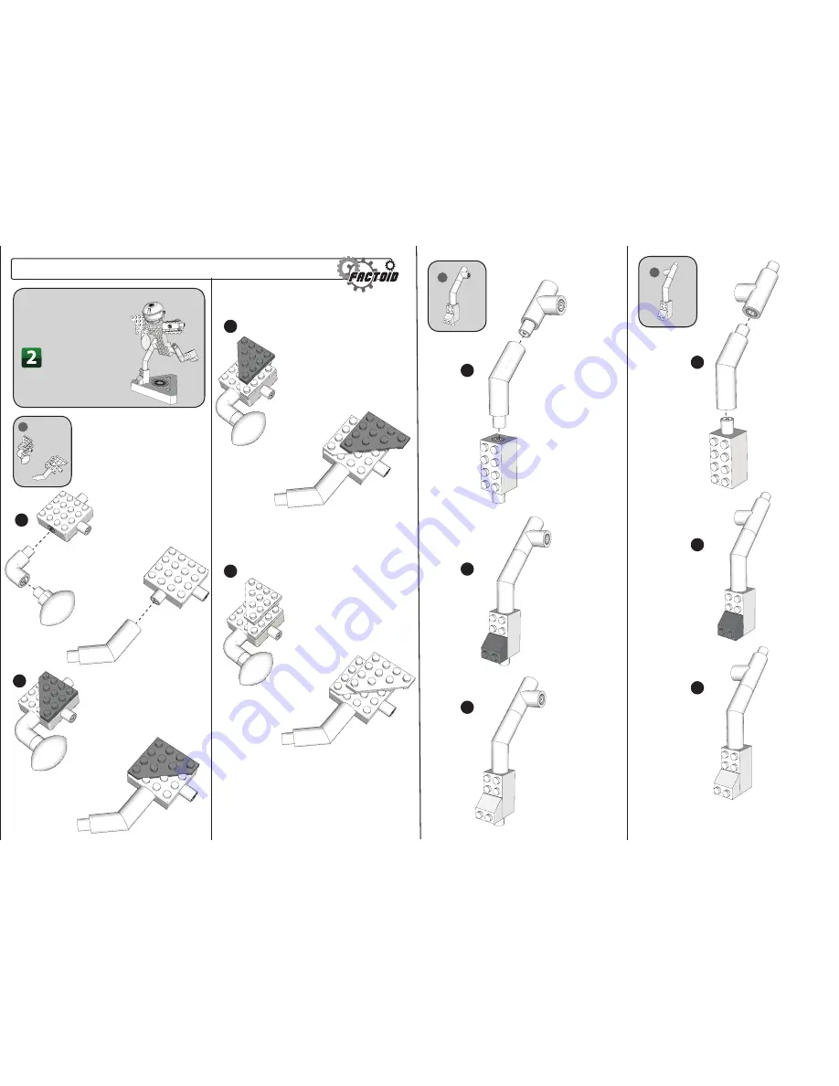 Laser Pegs NFL003 Dont Kick To Him Assembly Instruction Download Page 2