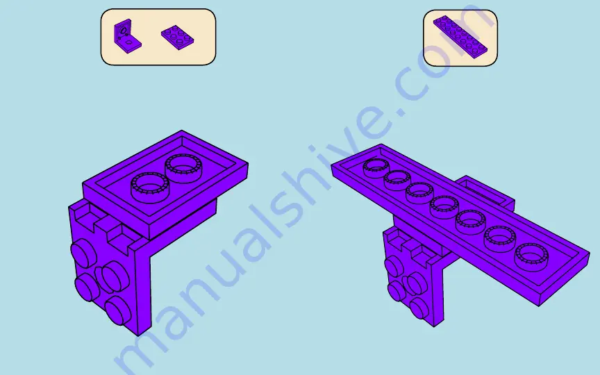 Laser Pegs PB 1430B Manual Download Page 6