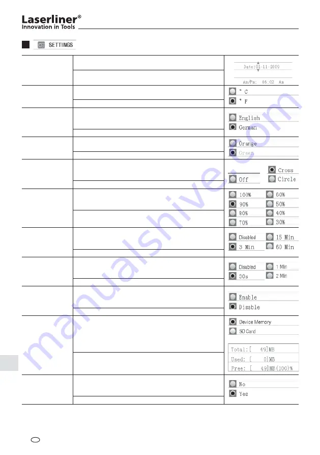 LaserLiner ThermoSpot-Vision User Manual Download Page 184