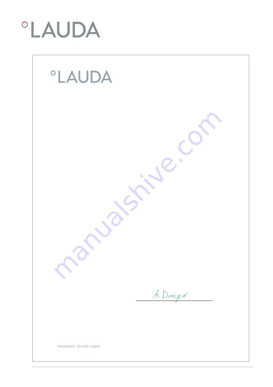 Lauda MID 80 Operation Manual Download Page 35