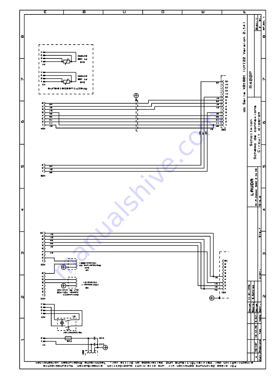 Lauda UB 20 Operating Instructions Manual Download Page 73