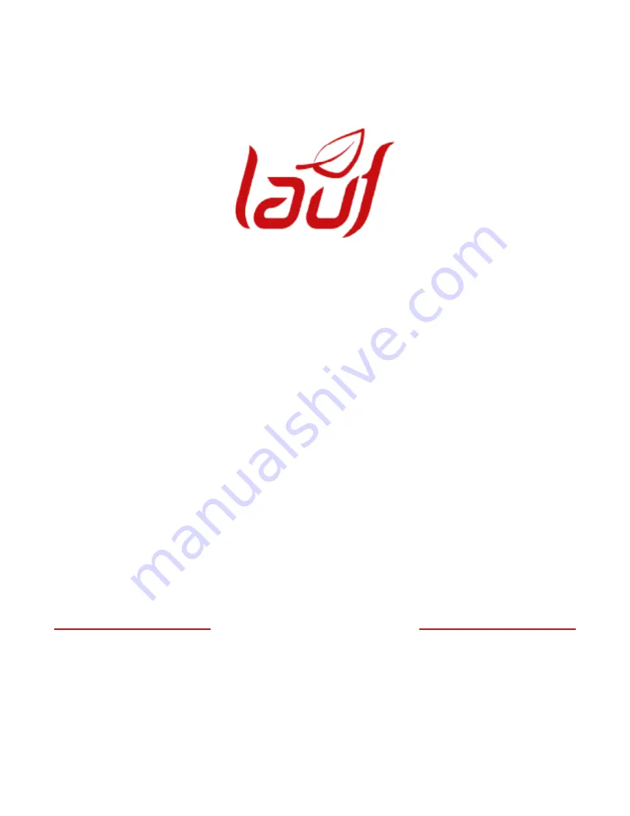 Lauf Anywhere User Manual Download Page 1