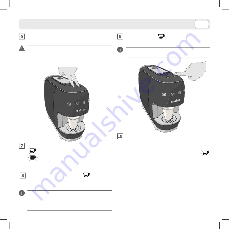 LAVAZZA A MODO MIO SMEG Operating Instructions Manual Download Page 51