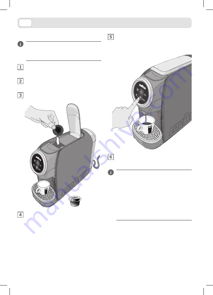 LAVAZZA CLASSY MINI Instructions Manual Download Page 10