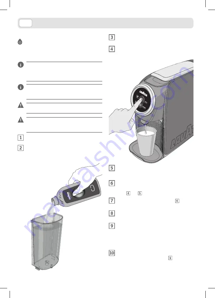 LAVAZZA CLASSY MINI Instructions Manual Download Page 12