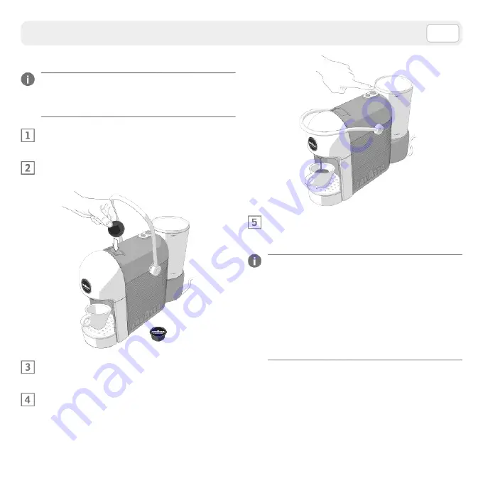 LAVAZZA JolliePlus Operating Instructions Manual Download Page 25