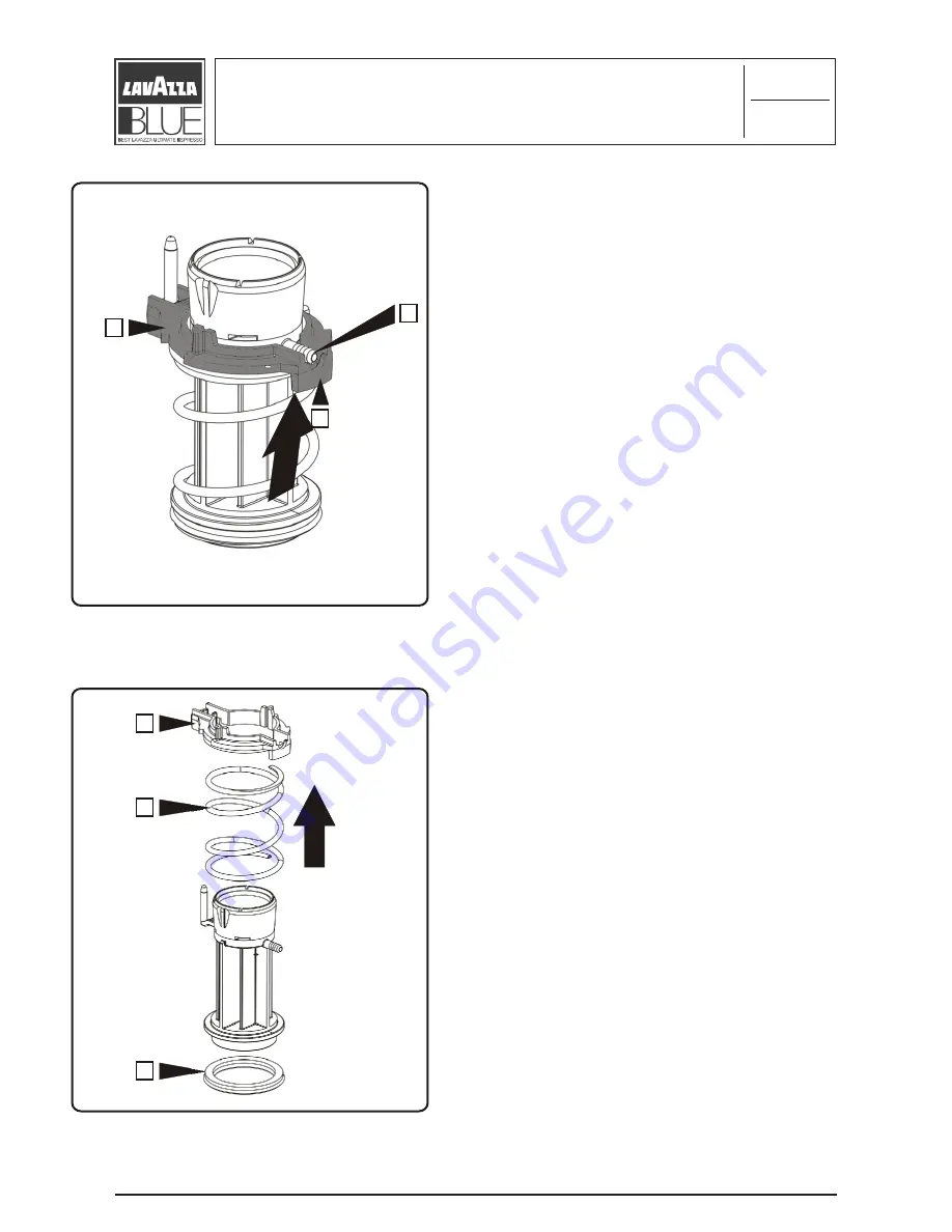 LAVAZZA LB 1000 BLUE FAMILY Maintenance Manual Download Page 44