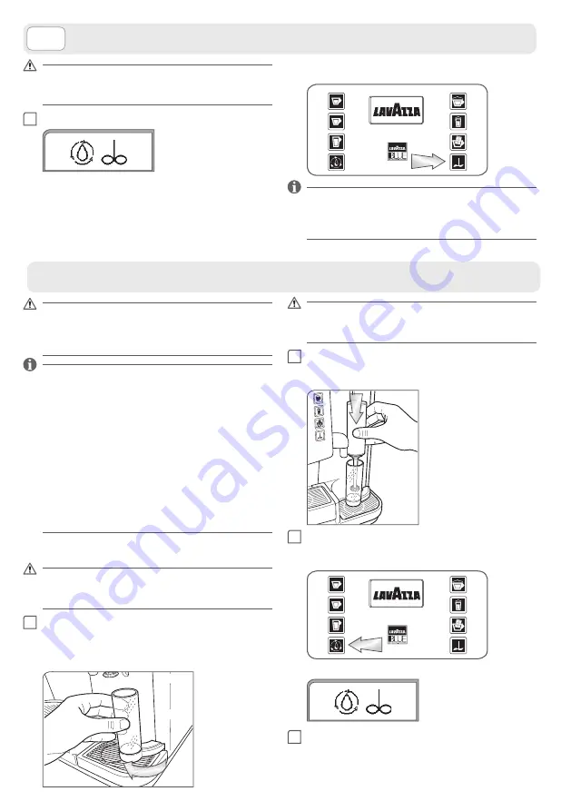 LAVAZZA LB 1200 GALACTICA Instructions For Use Manual Download Page 54