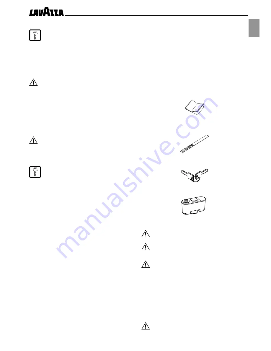 LAVAZZA LB2210 Instructions For Installation And Use Manual Download Page 11