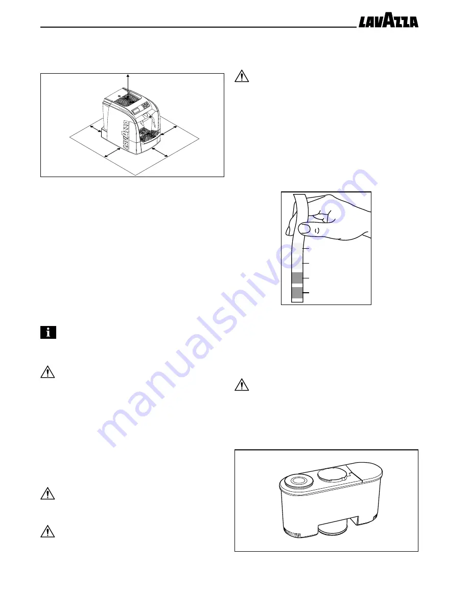 LAVAZZA LB2210 Instructions For Installation And Use Manual Download Page 12