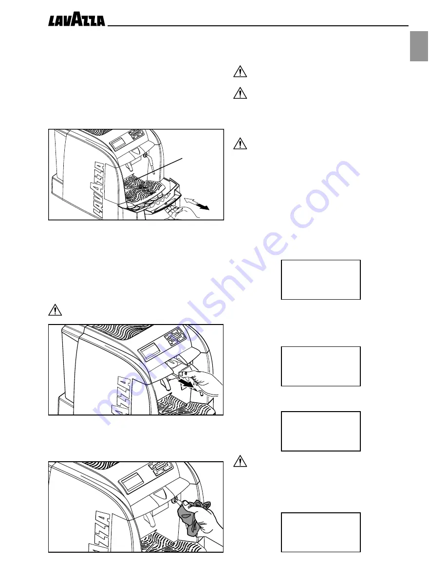 LAVAZZA LB2210 Instructions For Installation And Use Manual Download Page 17