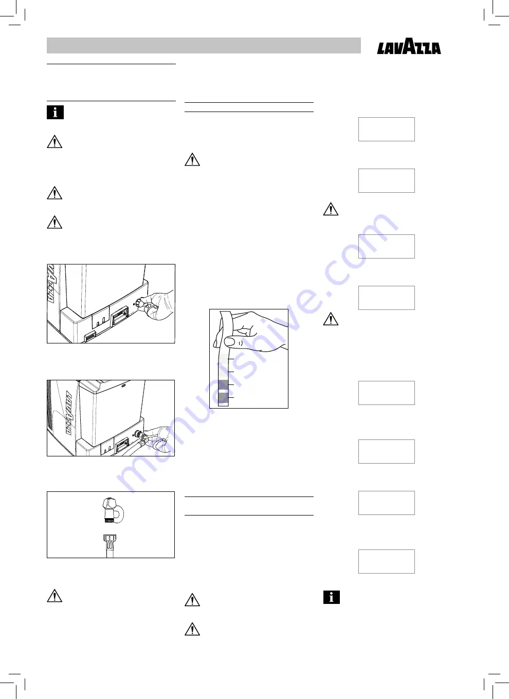 LAVAZZA LB2300 SINGLE CUP Operating Instructions Manual Download Page 126