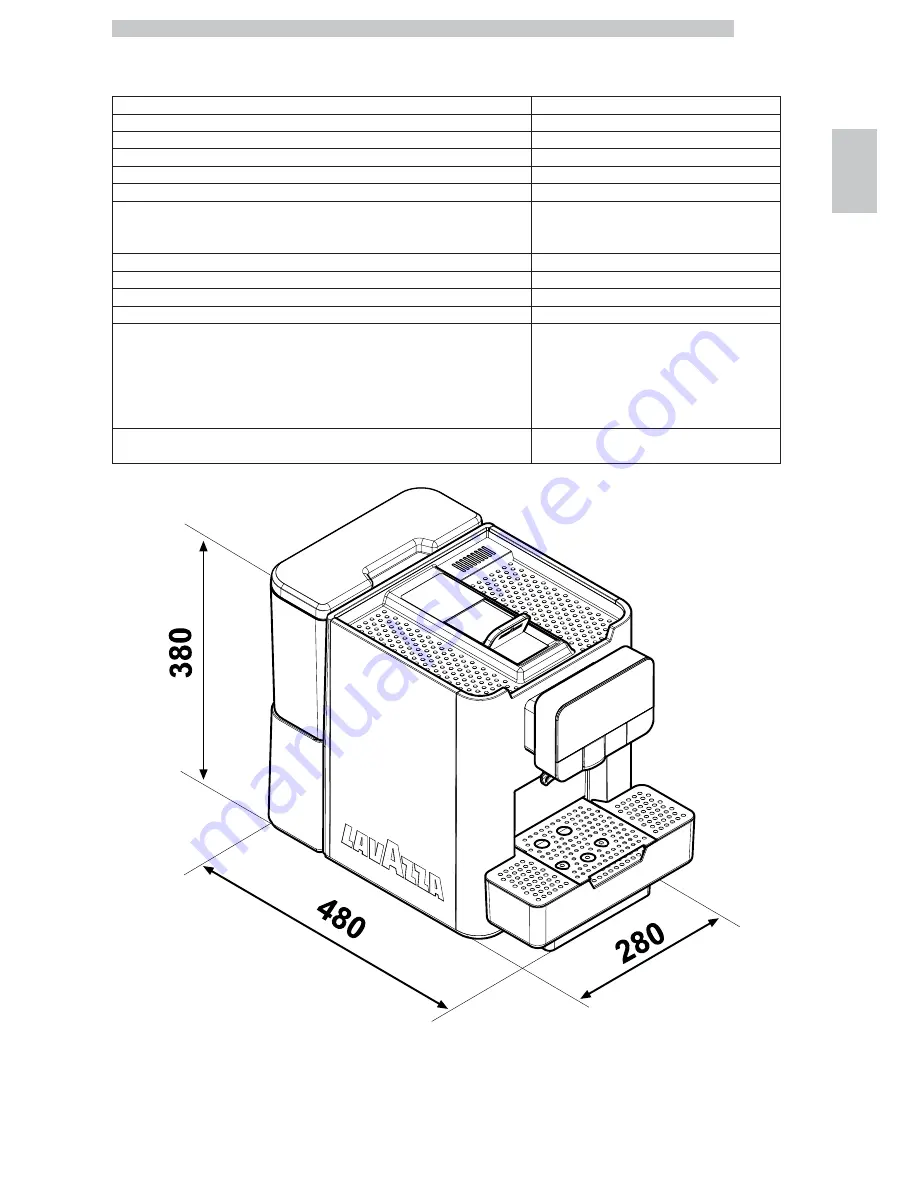 LAVAZZA LB2317 Operation And Maintenance Download Page 13