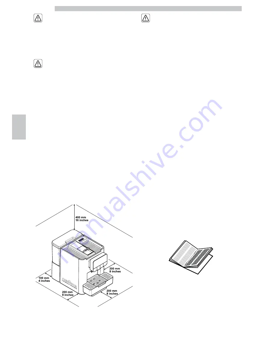 LAVAZZA LB2317 Operation And Maintenance Download Page 18