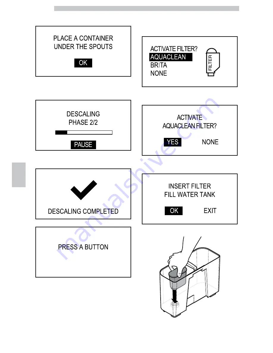 LAVAZZA LB2317 Operation And Maintenance Download Page 28