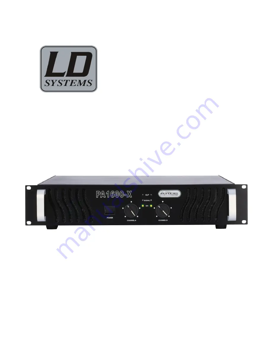 LD PA 400 User Manual Download Page 1