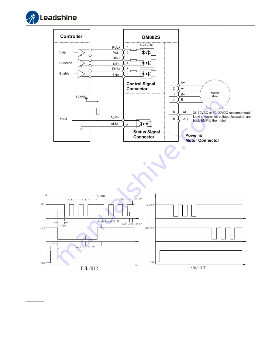 Leadshine DM882S Скачать руководство пользователя страница 13