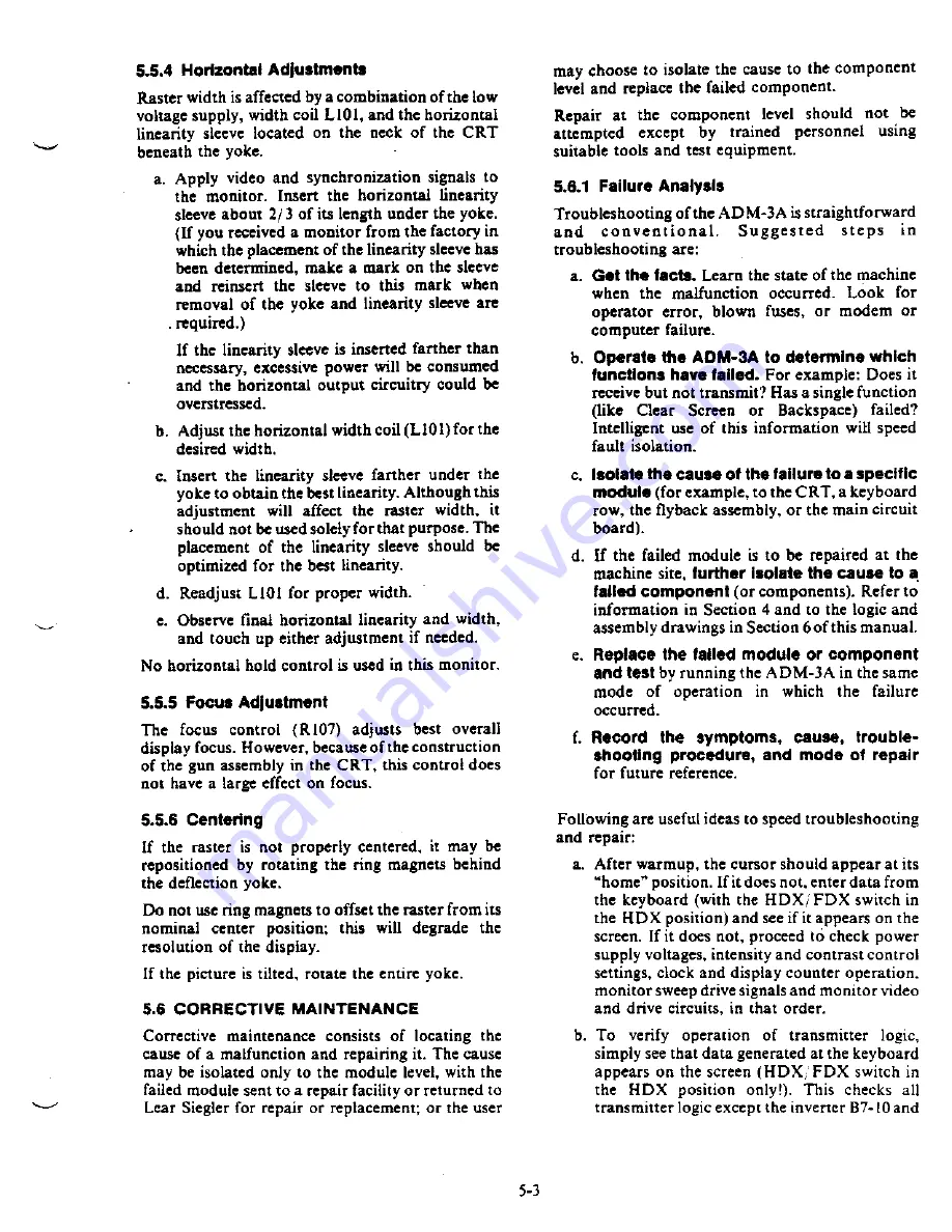 Lear Seigler ADM-34 Maintenance Manual Download Page 45