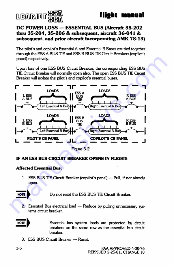 Learjet 35A Flight Manual Download Page 151