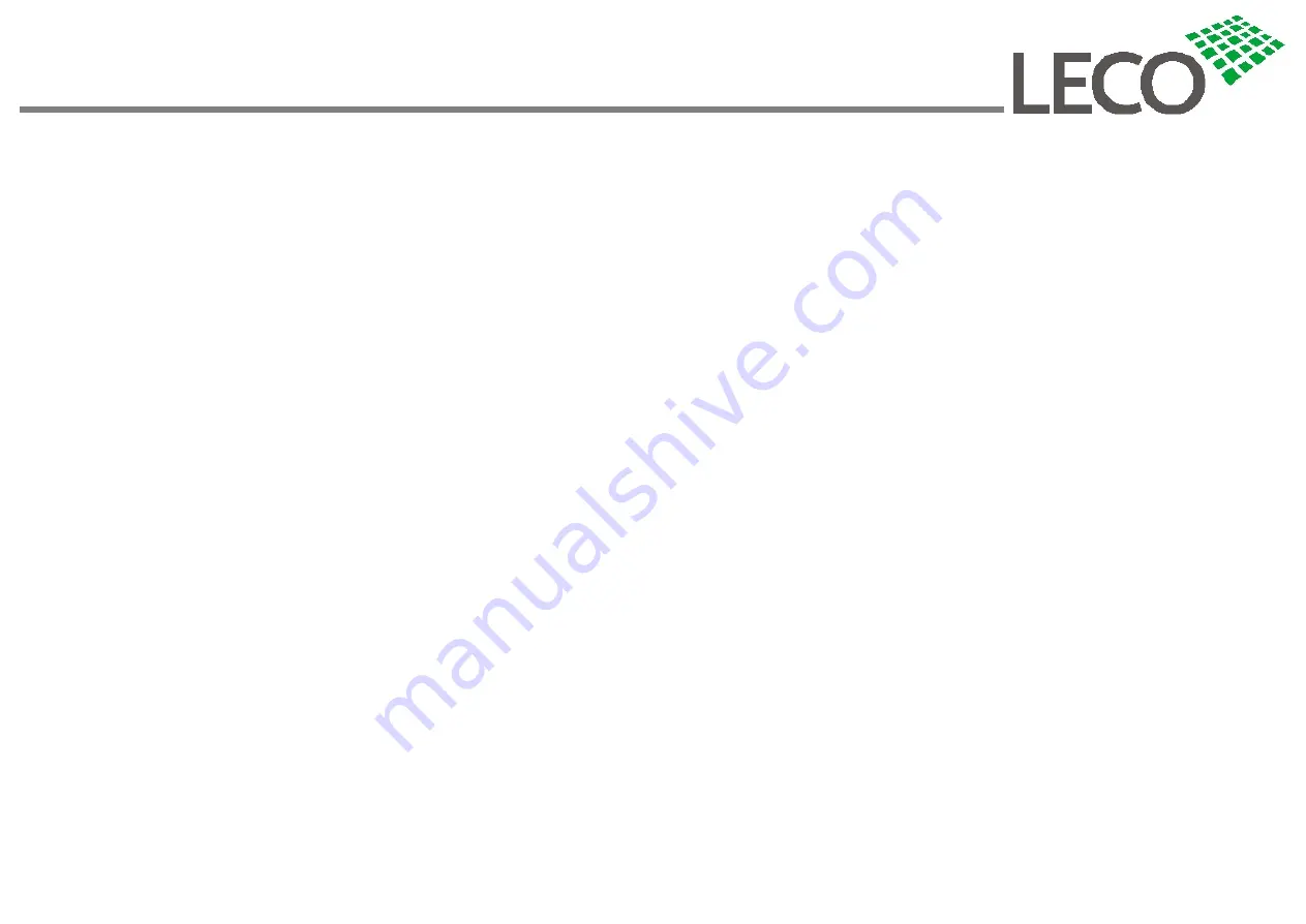 leco 13916 103 Quick Manual Download Page 1