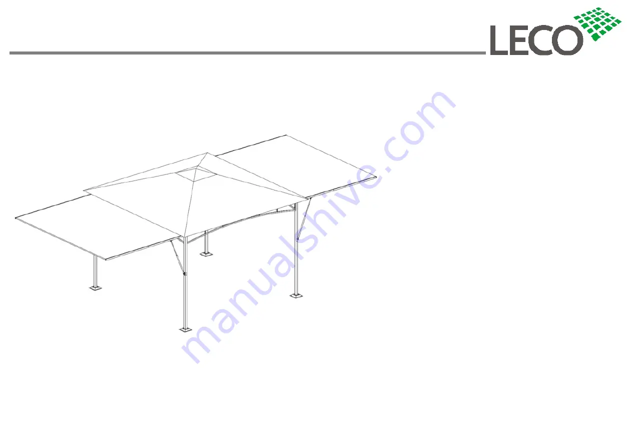 leco Pavilion VARIO Manual Download Page 1