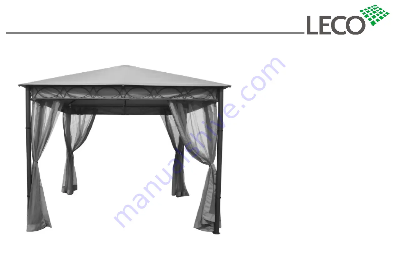 leco Pavillon SAFARI Instructions Manual Download Page 1