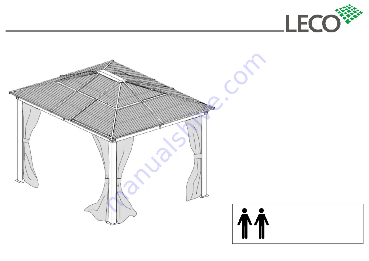 leco Profi Pavillion Скачать руководство пользователя страница 1