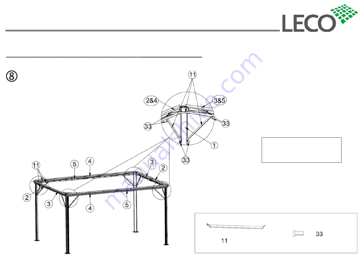 leco Profi Pavillion Скачать руководство пользователя страница 13