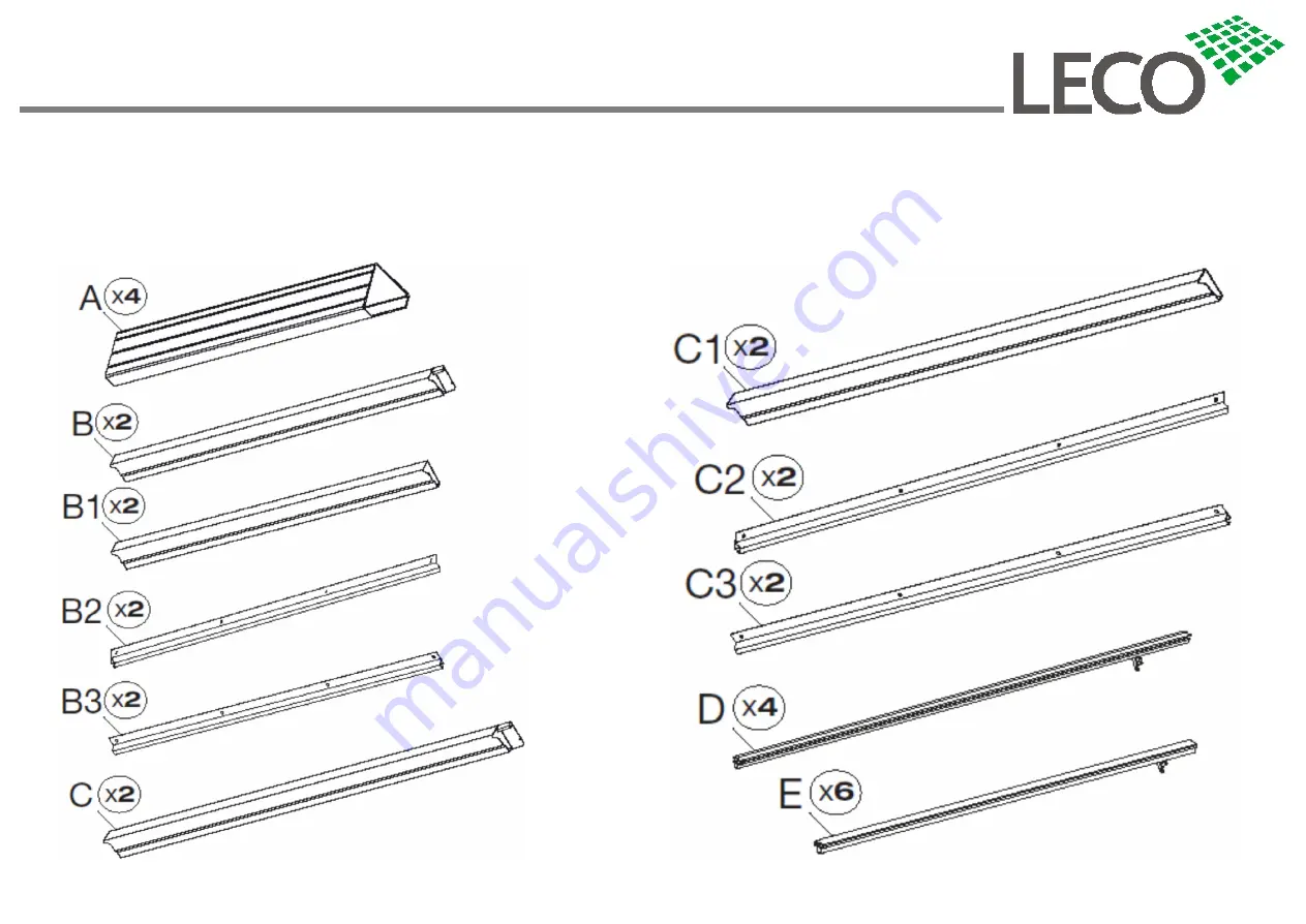 leco Profi - Pavillon Manual Download Page 1