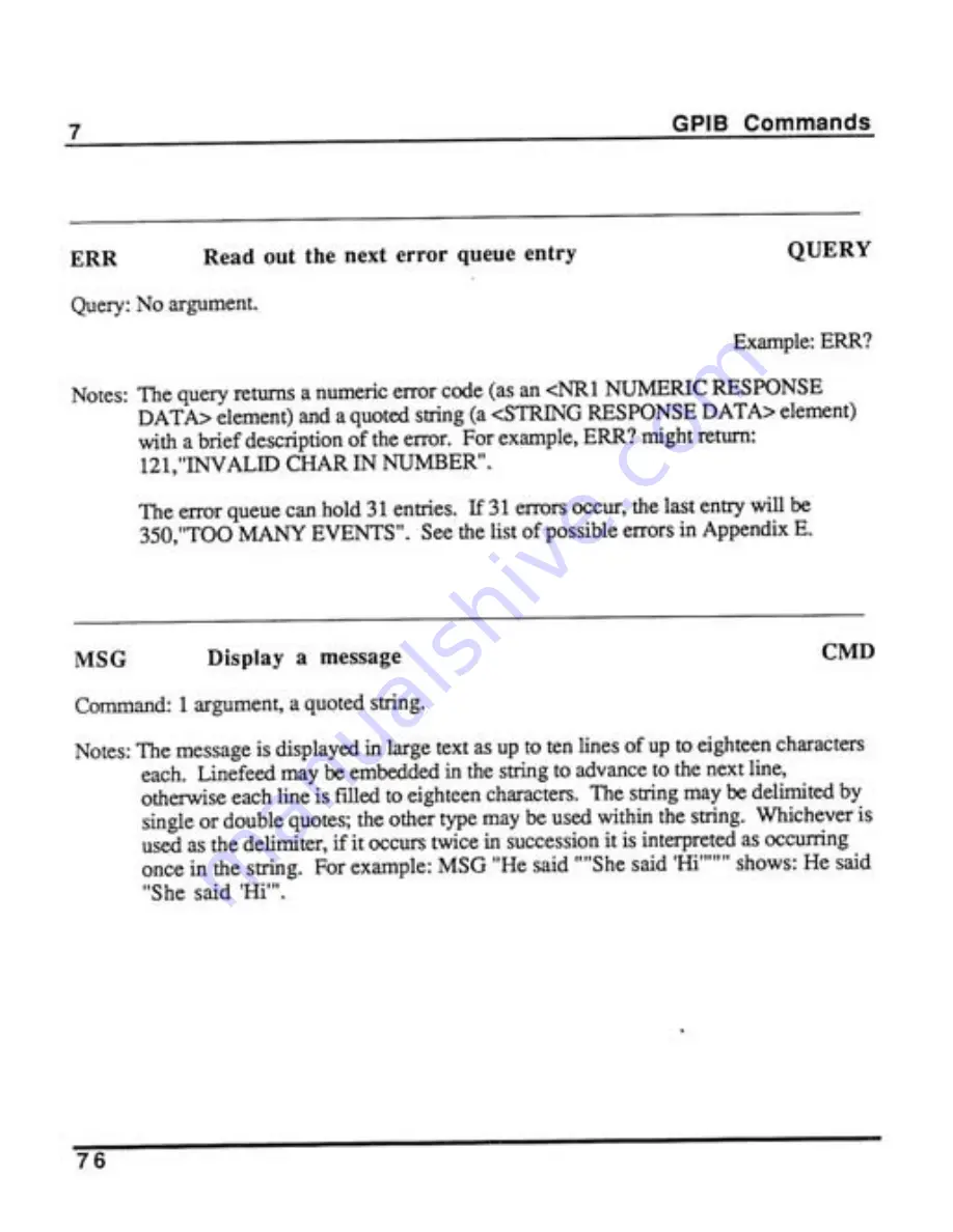 LeCroy 9210 Operator'S Manual Download Page 86