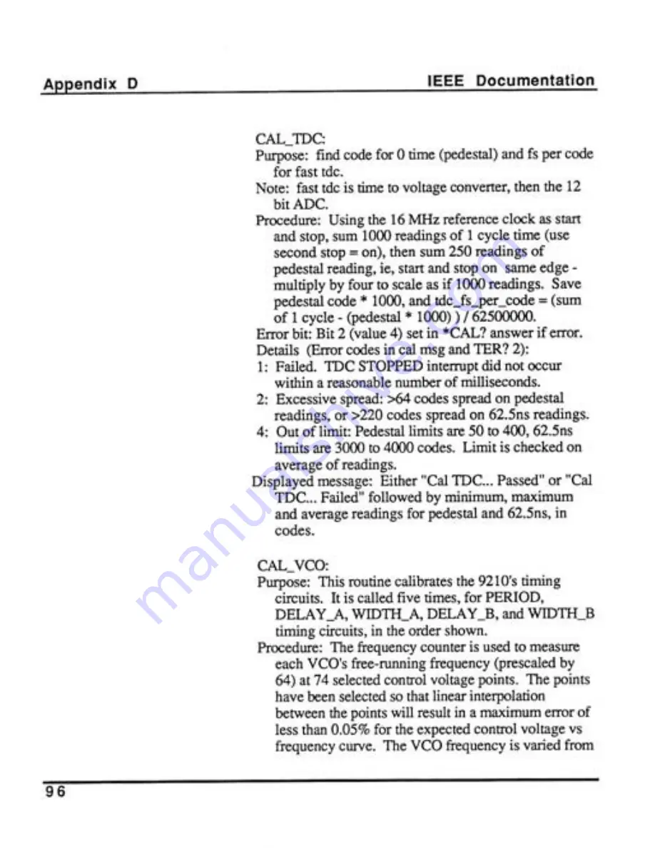 LeCroy 9210 Operator'S Manual Download Page 110