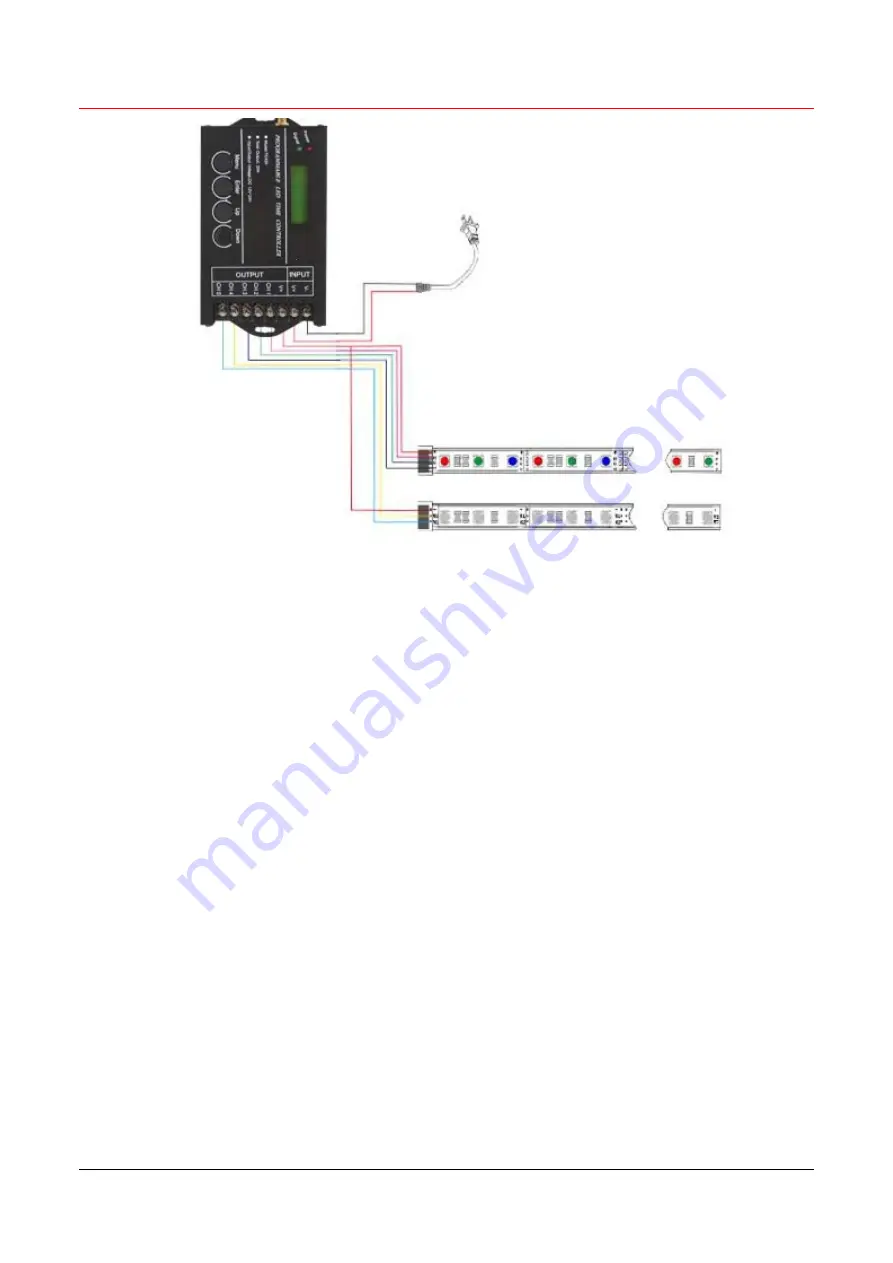 LEDLux Centralina TC423 Instruction Manual Download Page 8