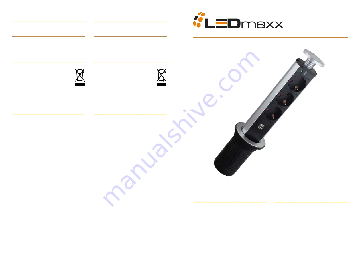 LEDmaxx TSD001 Manual Download Page 1