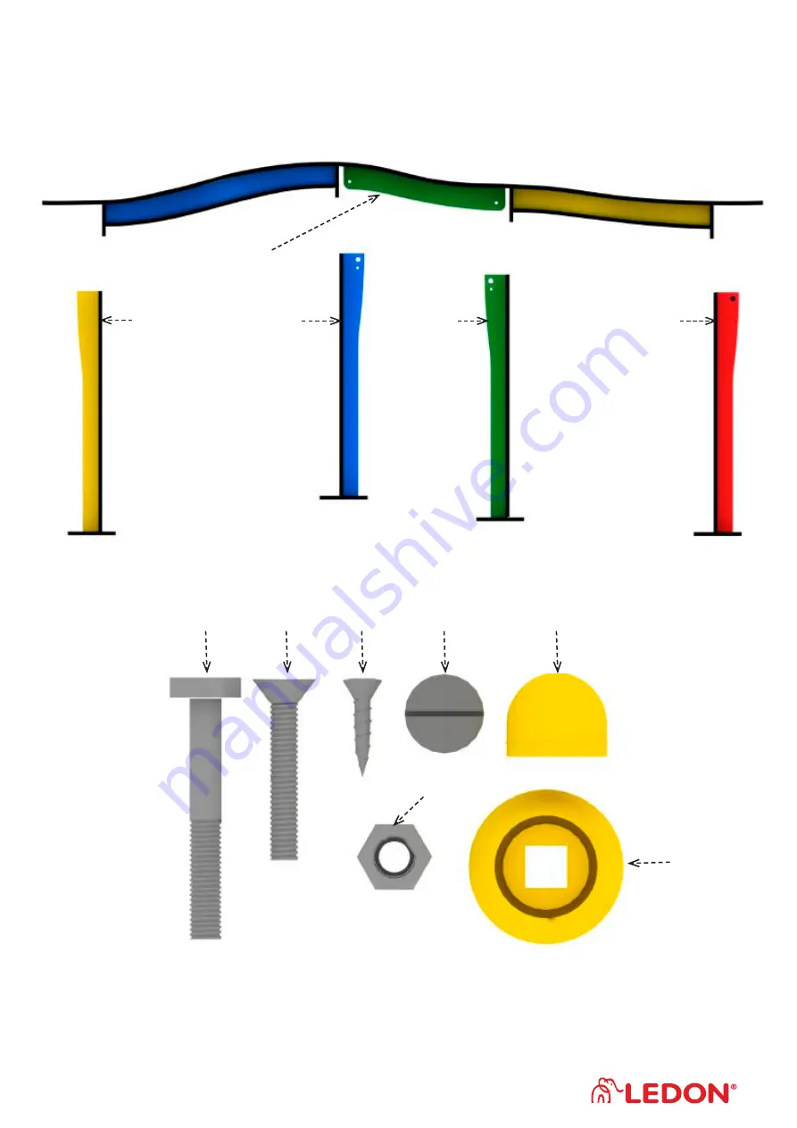 Ledon 302170 Assembly Instructions Manual Download Page 4