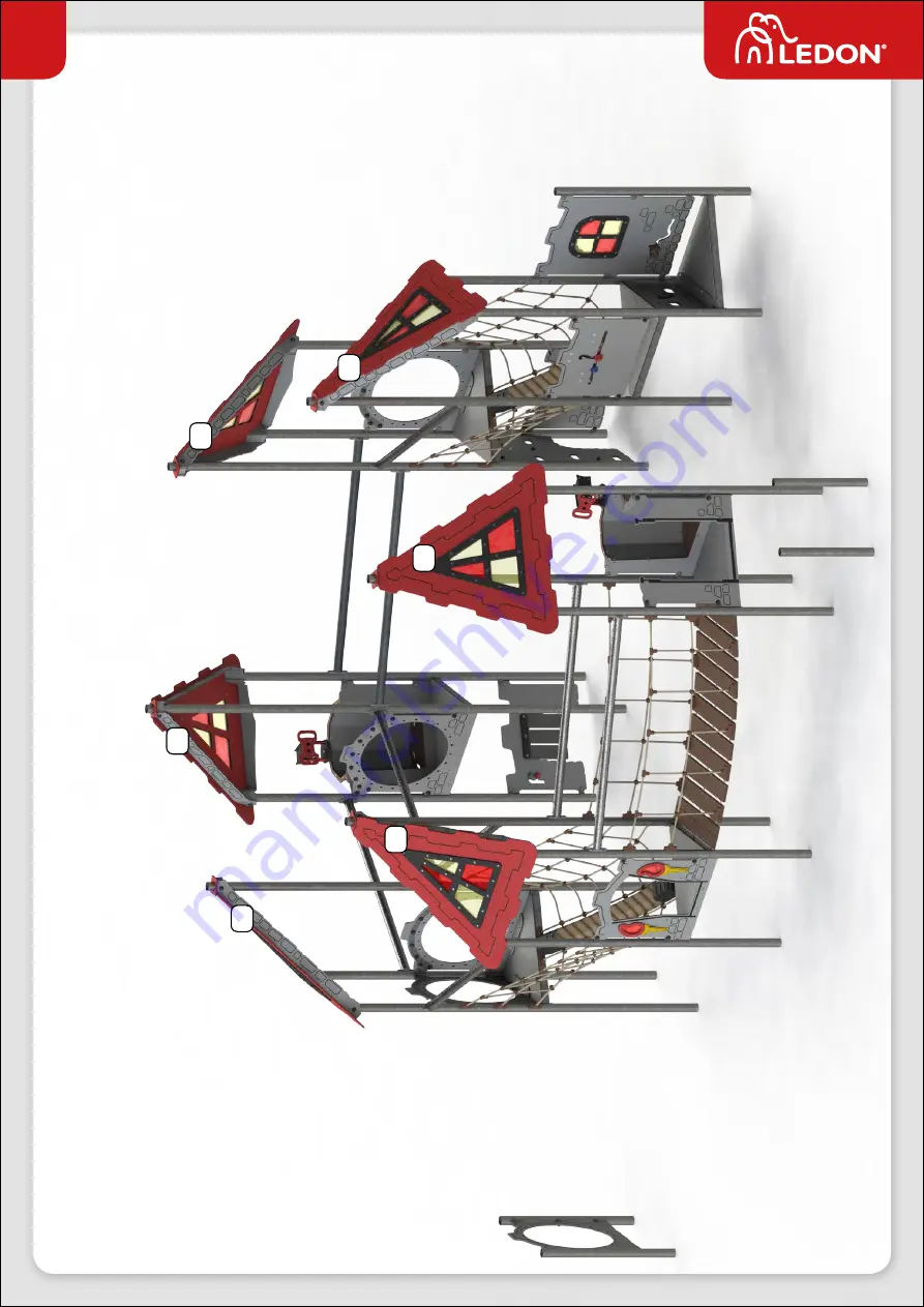 Ledon CASTLE Arthur Assembly Instructions Manual Download Page 14