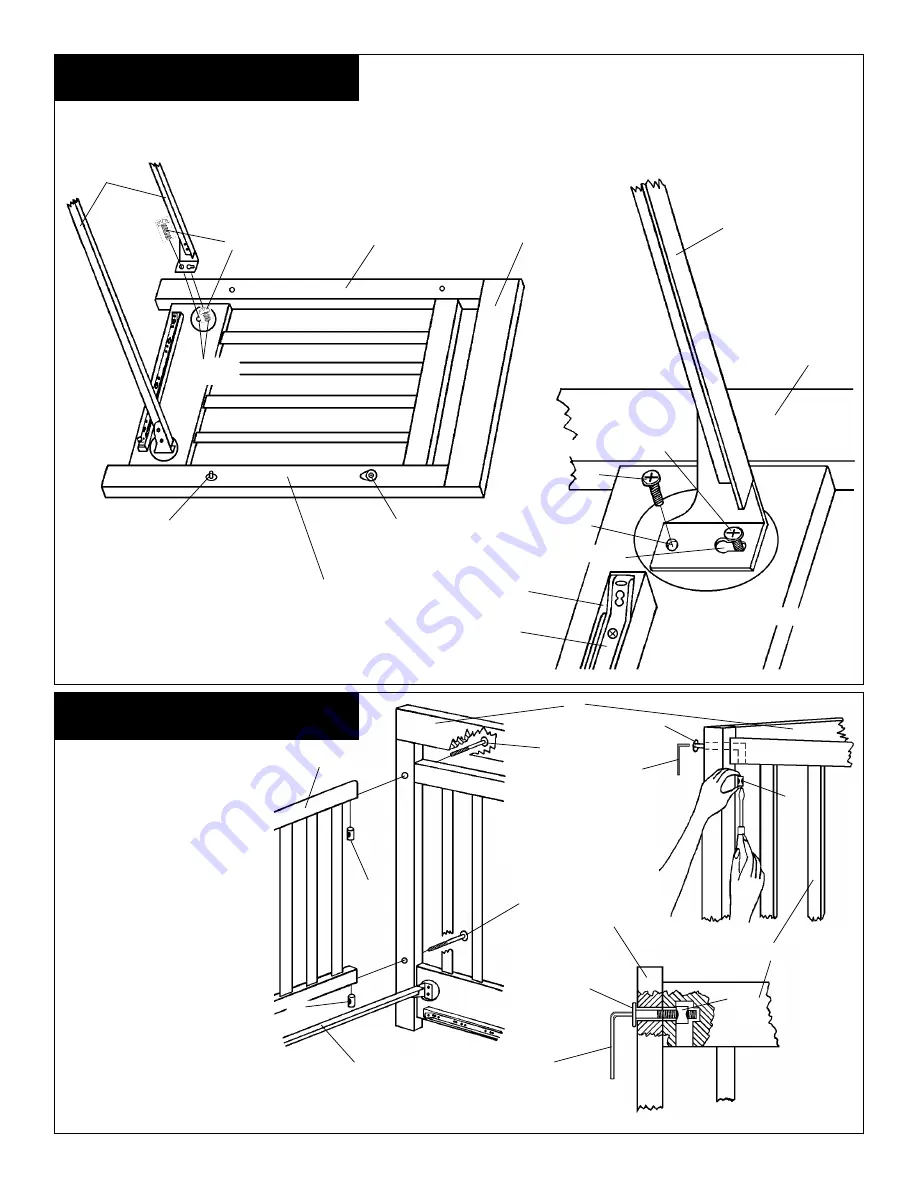 Legacy SINGLE DROPSIDE CRIB Assembly Directions And Parts List Download Page 4