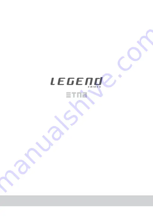 Legend ETNA 2018 User Manual And Warranty Download Page 1