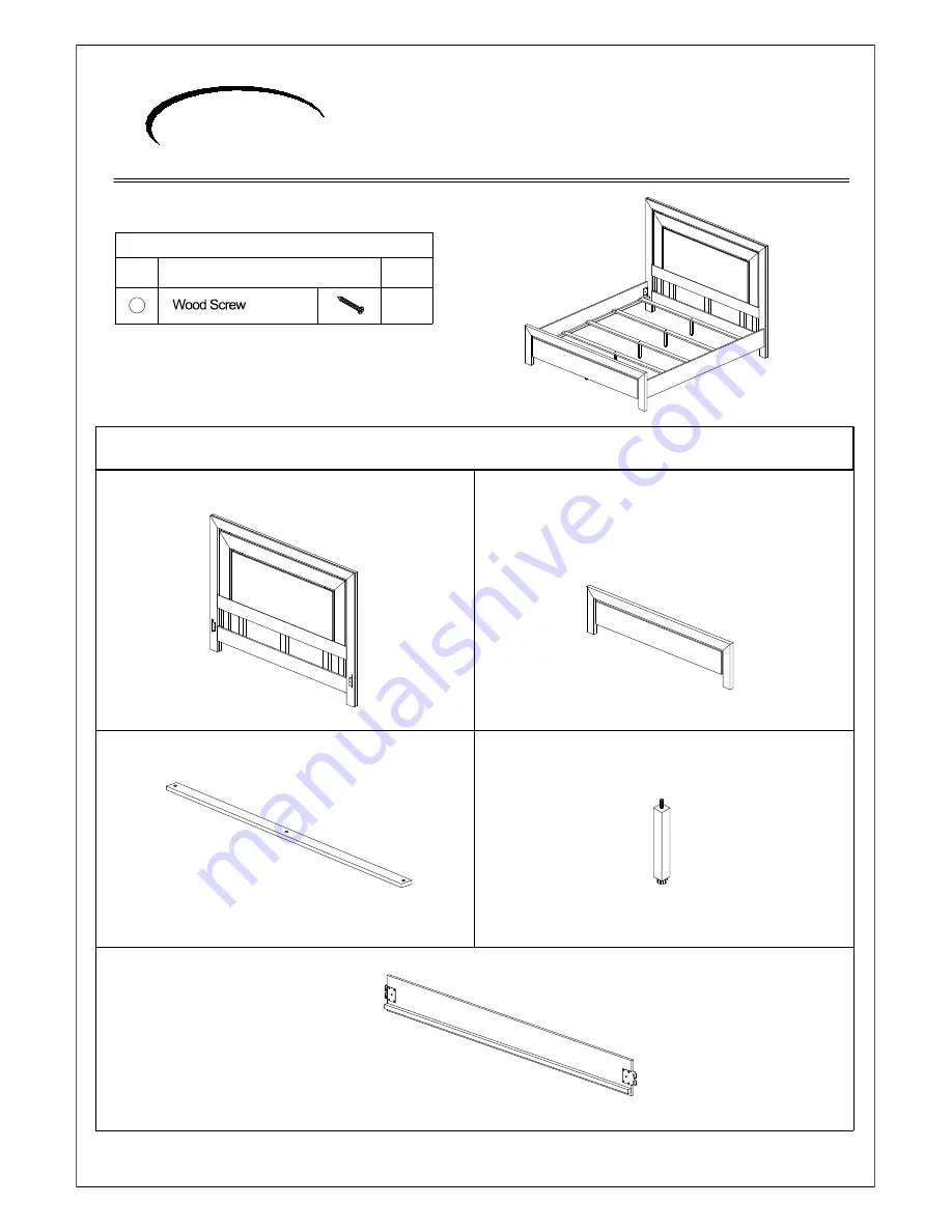 LEGENDS FURNITURE City Lights ZCTL-1900 Assembly Instructions Manual Download Page 5