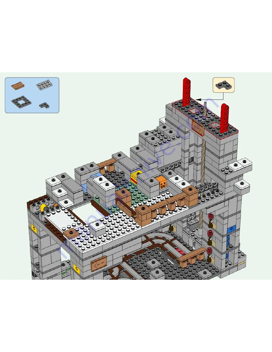 LEGO 21137 Instructions Manual Download Page 142