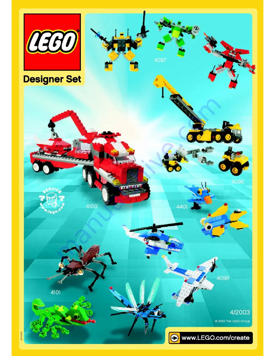 LEGO 4099 Building Instructions Download Page 96