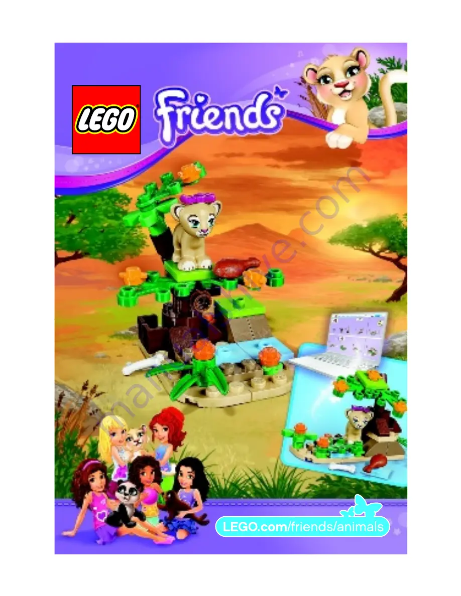 LEGO 41048 Friends Assembly Manual Download Page 1