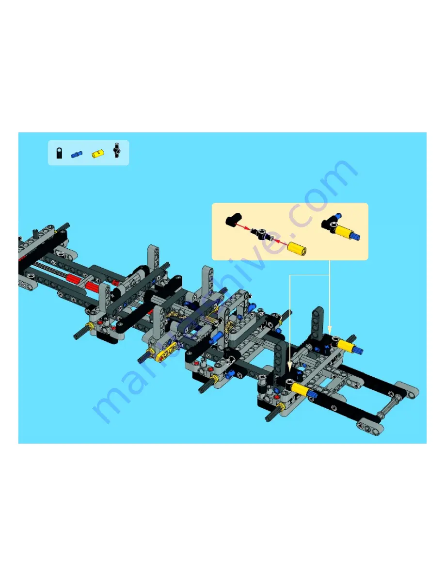 LEGO 42009 Technic Building Instructions Download Page 57