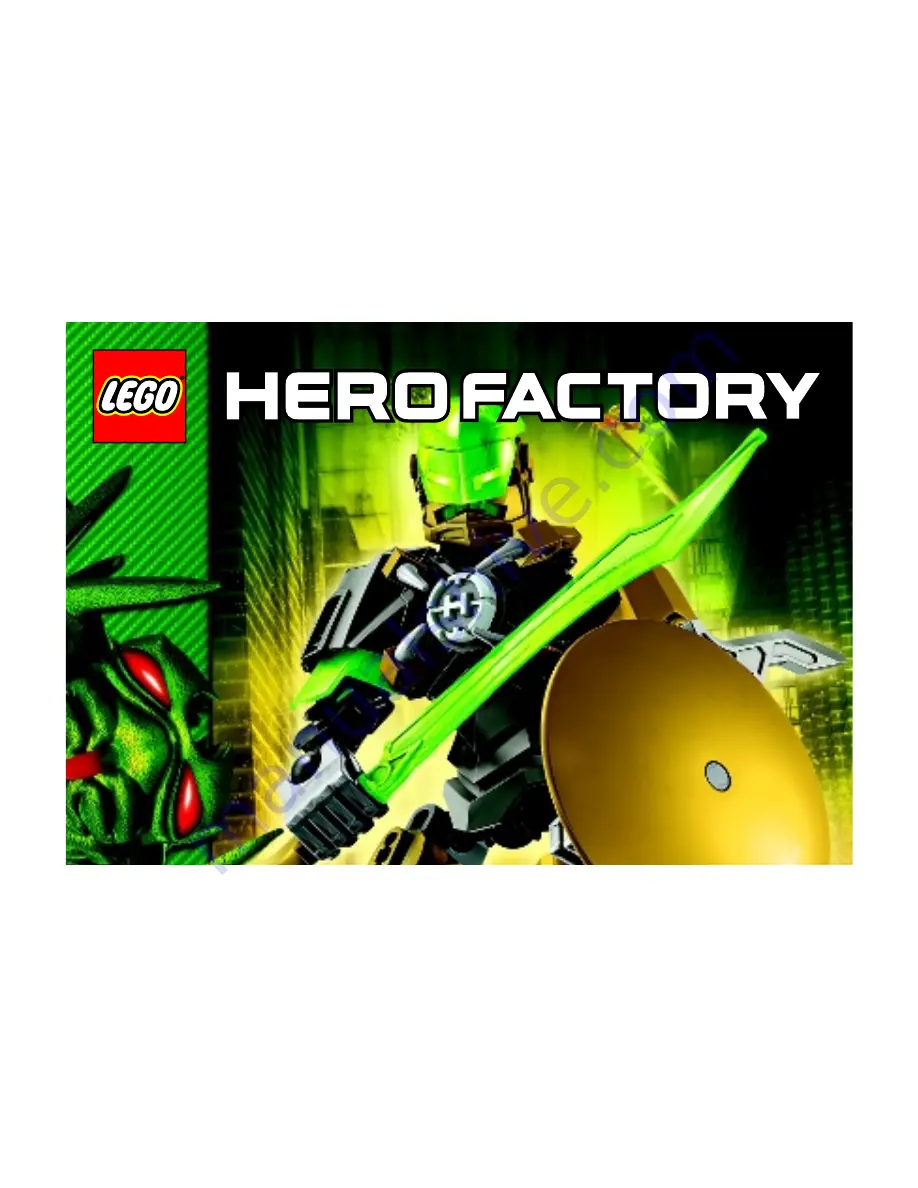 LEGO 44002 Hero Factory Assembly Manual Download Page 1