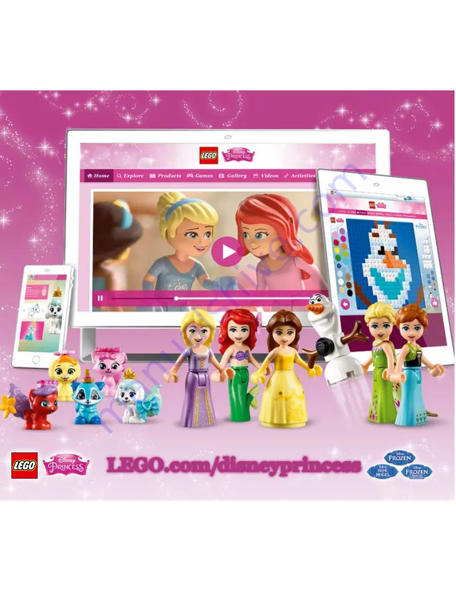 LEGO disney princess 41067 Скачать руководство пользователя страница 114